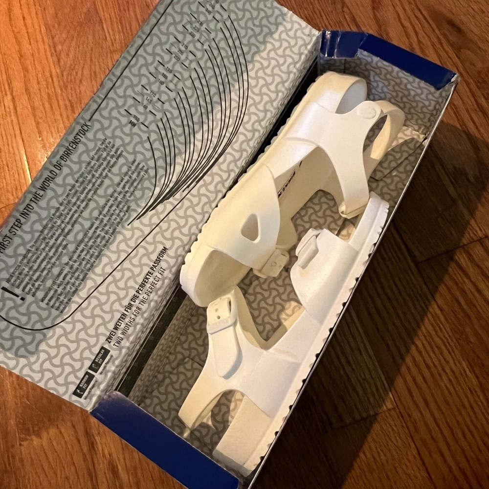 Birkenstock kids Rio Eva white size 32 EU/US 1-1.5 NEW - Picture 6 of 7